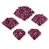 Fine Natural Ruby Carving 5 pcs Layout 47.50 Carats