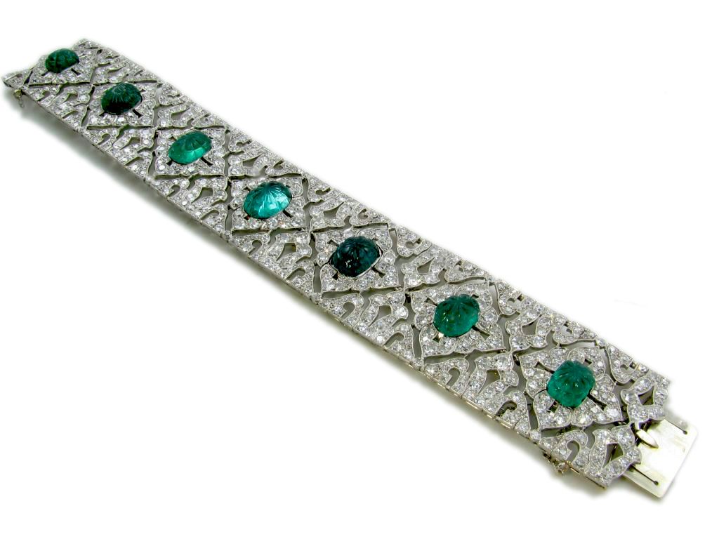 Syn Emerald Gemstone 6 Wire Brac w/options - Kimberley Jade - Wire To Fire  Artisan Jewelry