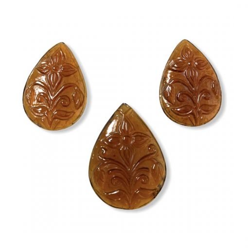 Exclusive 73.00 Carats Hessonite Garnet 3Pcs layout