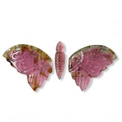 25.94 Carats Natural Tourmaline Carved Butterfly