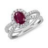Beautiful Sterling Silver Ruby Ring