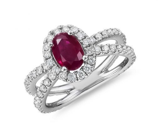 Beautiful Sterling Silver Ruby Ring