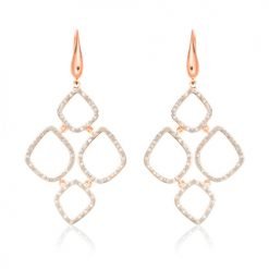 Delicate Design Sterling Silver Aquamarine Necklace with Earrings