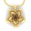 Turkish Jewelry Designer 14k Gold Pendant