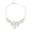 Delicate Design Sterling Silver Aquamarine Necklace with Earrings