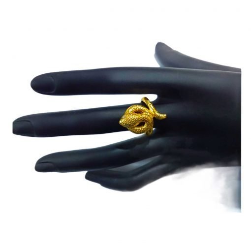 Gold Plated Snake Design High Quality Sterling Silver Ring