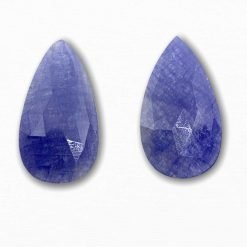 Natural Sapphire Checker Cut Pears