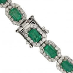 Premium 18 Inches Long Emerald Necklace