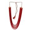10 Strands 650 Carats Natural Ruby Beads Necklace