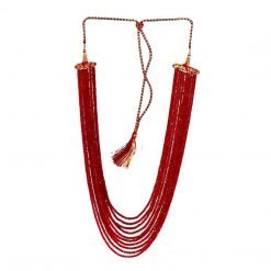 10 Strands 650 Carats Natural Ruby Beads Necklace