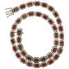 Premium 18 Inches Long Ruby Necklace
