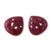 29.00 Carats Natural Ruby Carving Pair