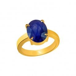Five Metal Blue Sapphire Ring for Astrology Purpose