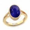18k Solid Gold Natural Blue Sapphire Ring