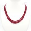 Three Strands Graduated Ruby Necklace