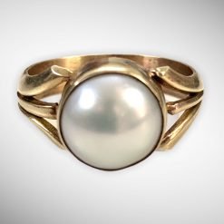 South Sea Pearl Ring in 18k Solid Gold