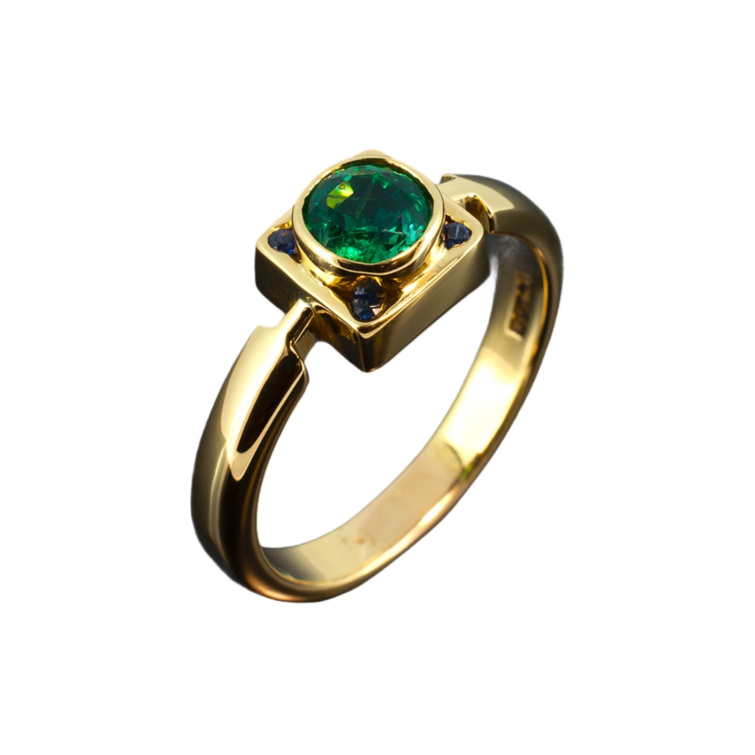 Buy quality 916 gold round design om fancy gents ring in Ahmedabad