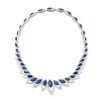 Sapphire Necklace made with Sterling Silver