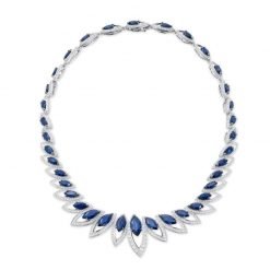 Sapphire Necklace made with Sterling Silver