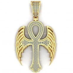 Angel Wings Cross Pendant