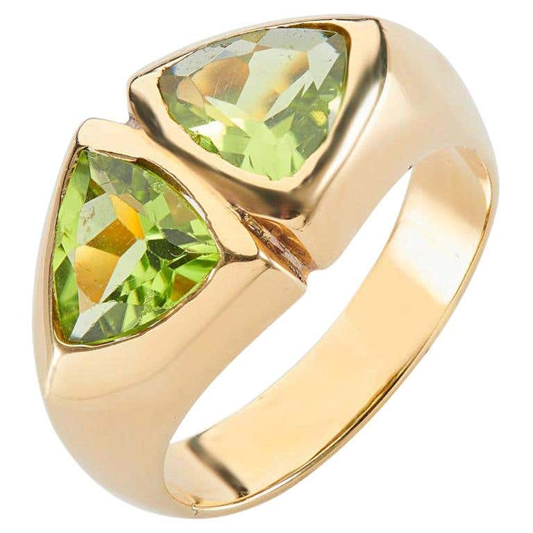 Buy LMDLACHAMA 10.25 Ratti 9.50 Carat Original Peridot Stone Panchdhatu  Gold Ring For Men And Women at Amazon.in