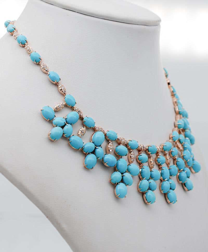 NEST Jewelry Wavy Turquoise Statement Necklace | Neiman Marcus