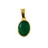 4.75 Carats Emerald Pendant in 14k Gold