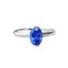 925 Sterling Silver Natural Blue Sapphire Ring