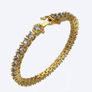 Moissanite Studded classic tennis bracelet