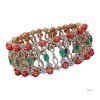 Emerald Coral Bangle made with Sterling Silver