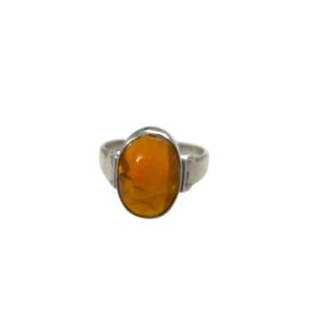 Ethiopian Opal Cabochon Ring 925 Sterling Silver Ring