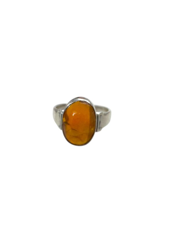 Ethiopian Opal Cabochon Ring 925 Sterling Silver Ring