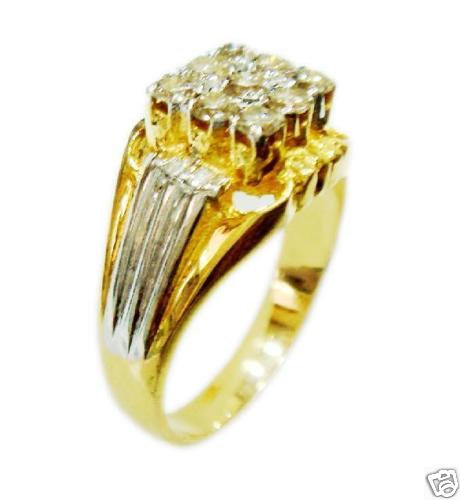 Buy 22Kt Gold Lustrous 9 Diamond Ring For Men 151VG1639 Online from Vaibhav  Jewellers