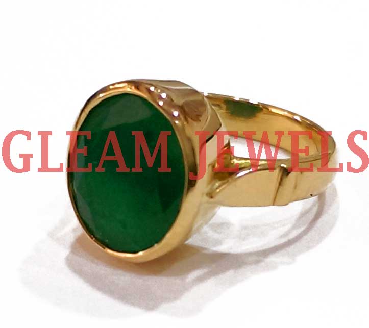 2.30 Carat Rich Dark Green Emerald Round Cut Unisex Gypsy Pinky Ring 18K  For Sale at 1stDibs | dark pinky, little finger ring men, pinky ring emerald