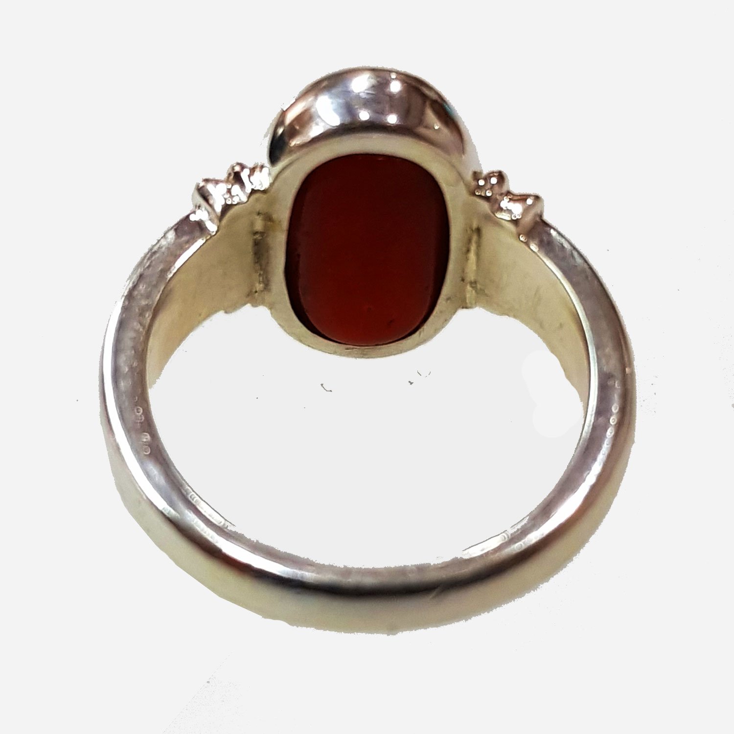 GEMS HUB Red Coral Ring 10.2 Ct. Or 11.25 RattiMoongaMunga India | Ubuy