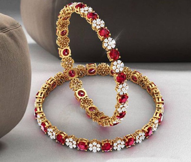 Nafisa Designs - Elegant Ruby Bracelet Gemstones: Ruby... | Facebook