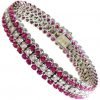 Lovely Ruby Bracelet made with Sterling Silver